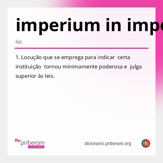 Significado de imperium in imperio